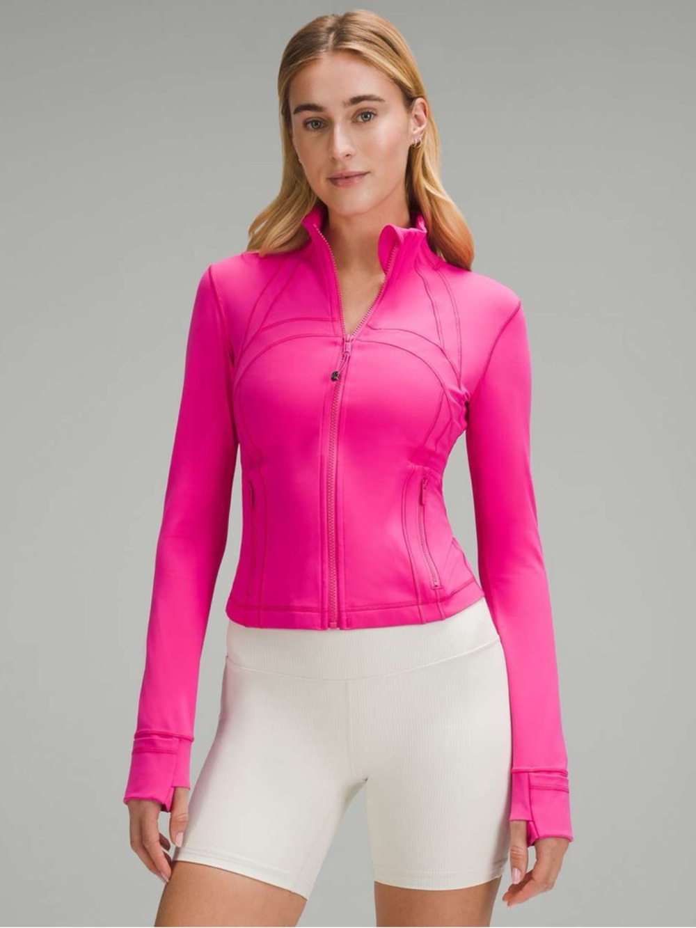 NWOT LULULEMON Define Cropped Jacket - Sonic Pink